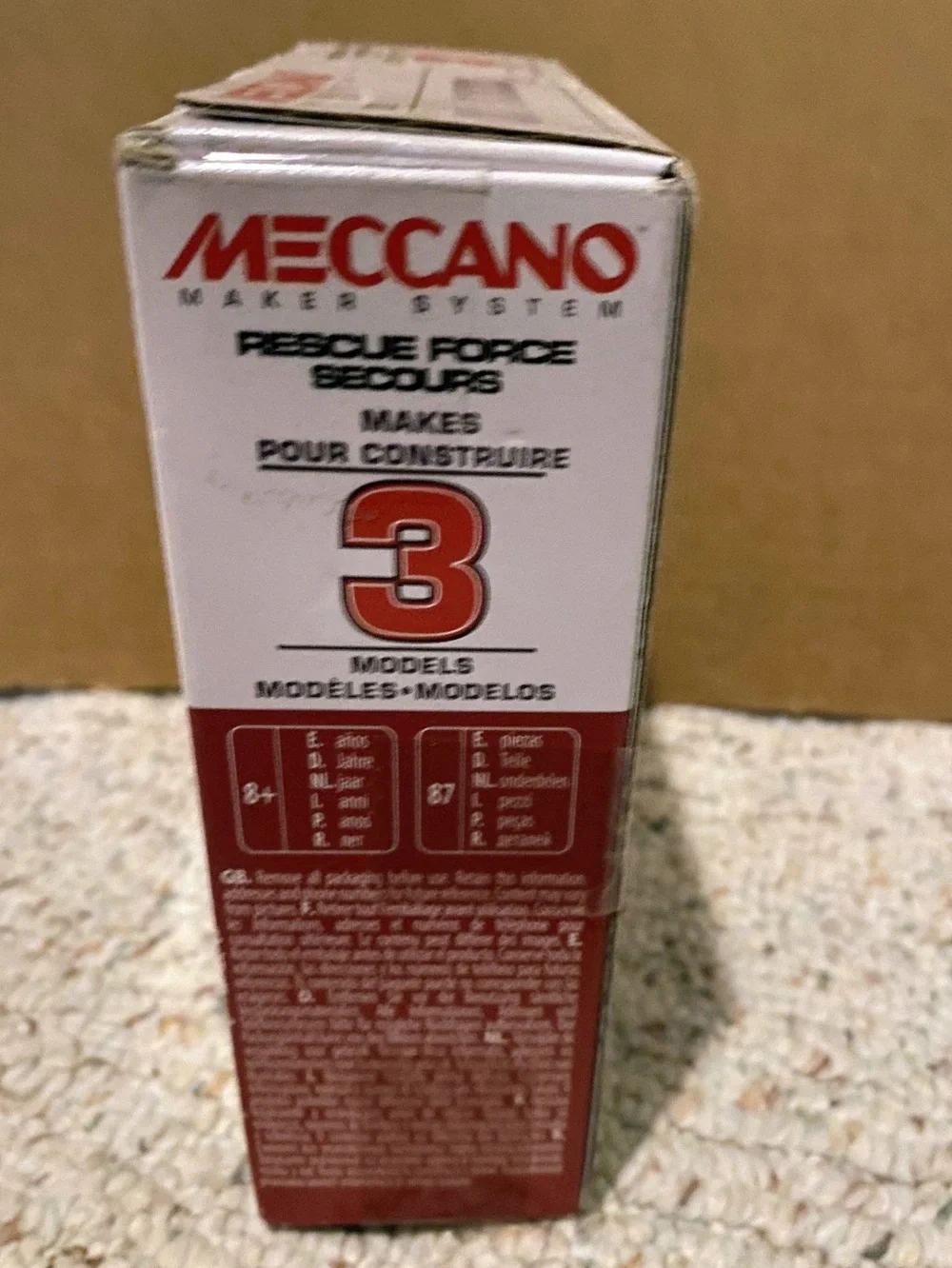 Mecca Rescue Force Secours 3 Real Metal Model Metal Construction Set 15202